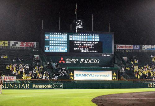 阪神－巨人34年ぶりコールドゲーム 7回完投記録 - プロ野球 : 日刊