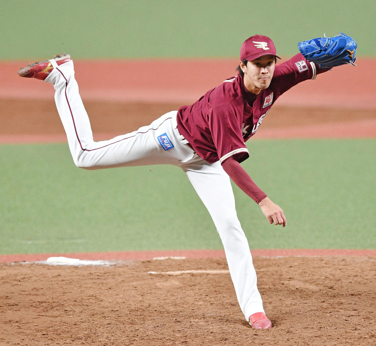 西武対楽天　6回2失点で2勝目を挙げた（撮影・滝沢徹郎）