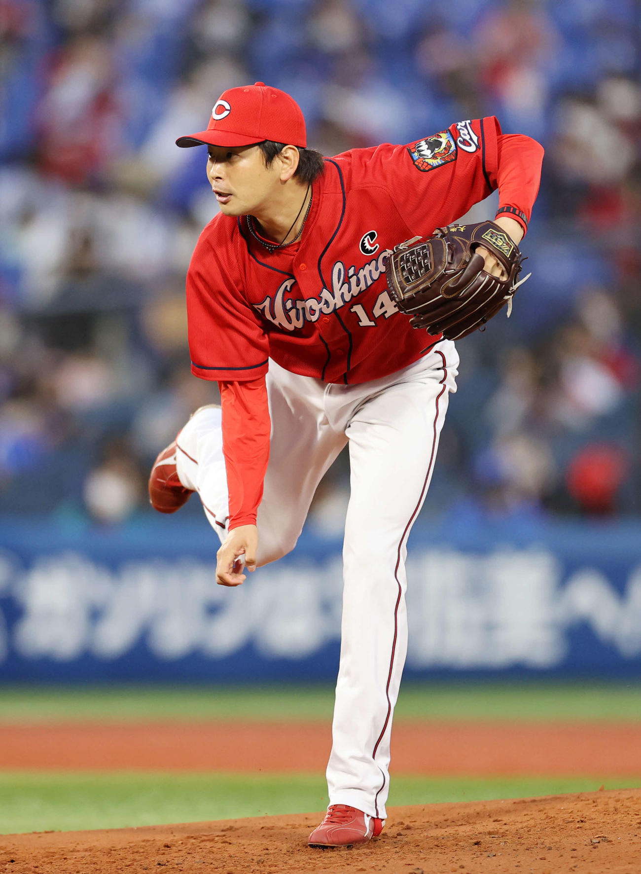 広島大瀬良（2021年4月2日撮影）