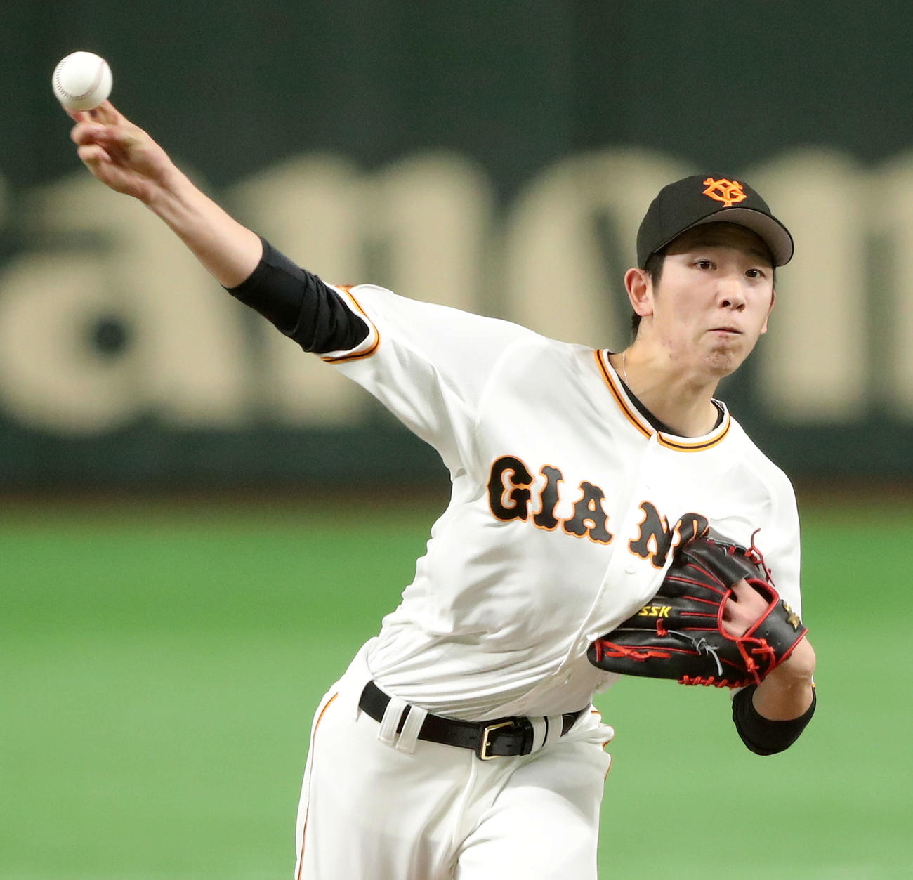 巨人戸郷翔征（2021年4月3日撮影）