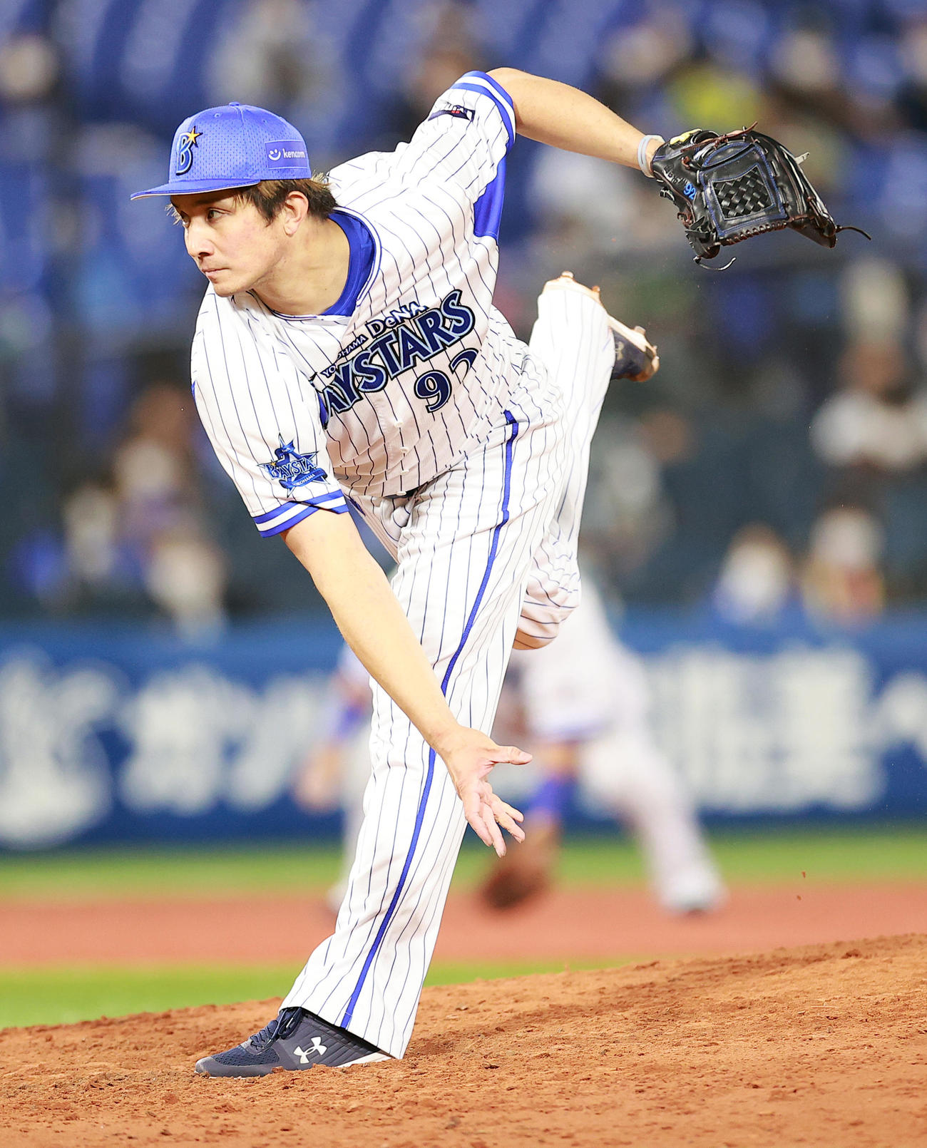 DeNA国吉佑樹（2021年4月1日撮影）