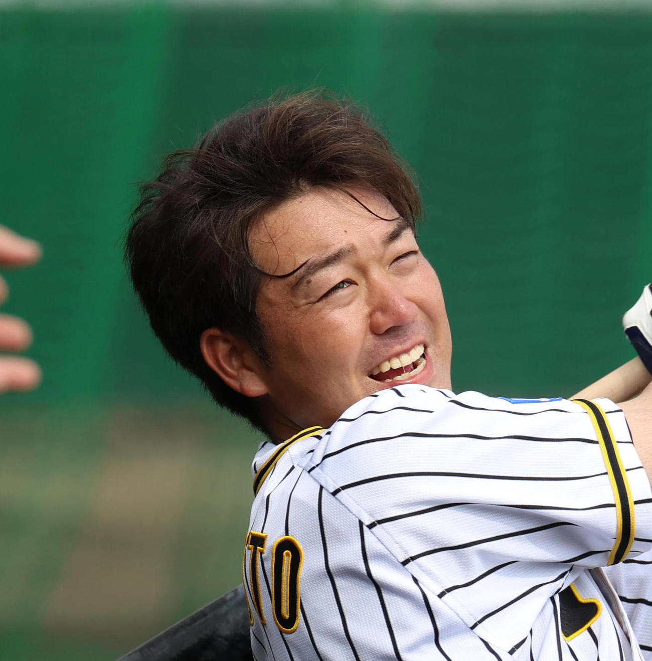 阪神山本泰寛（2021年2月26日撮影）