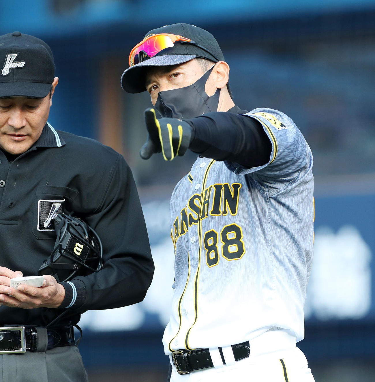 阪神矢野燿大監督（2021年4月11日撮影）