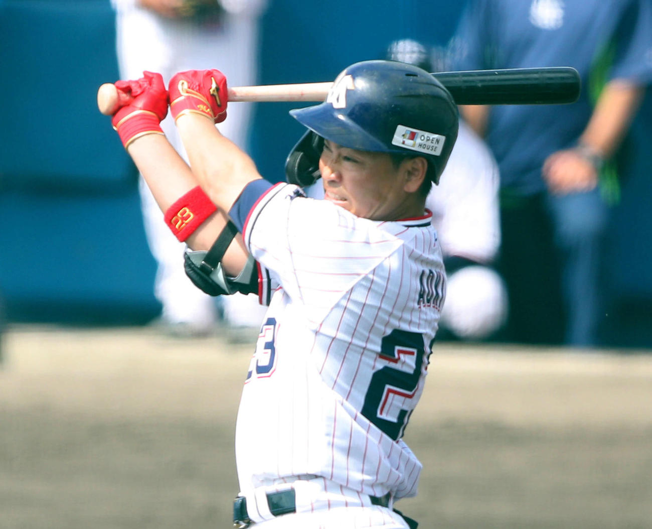 ヤクルト青木（2021年2月23日撮影）