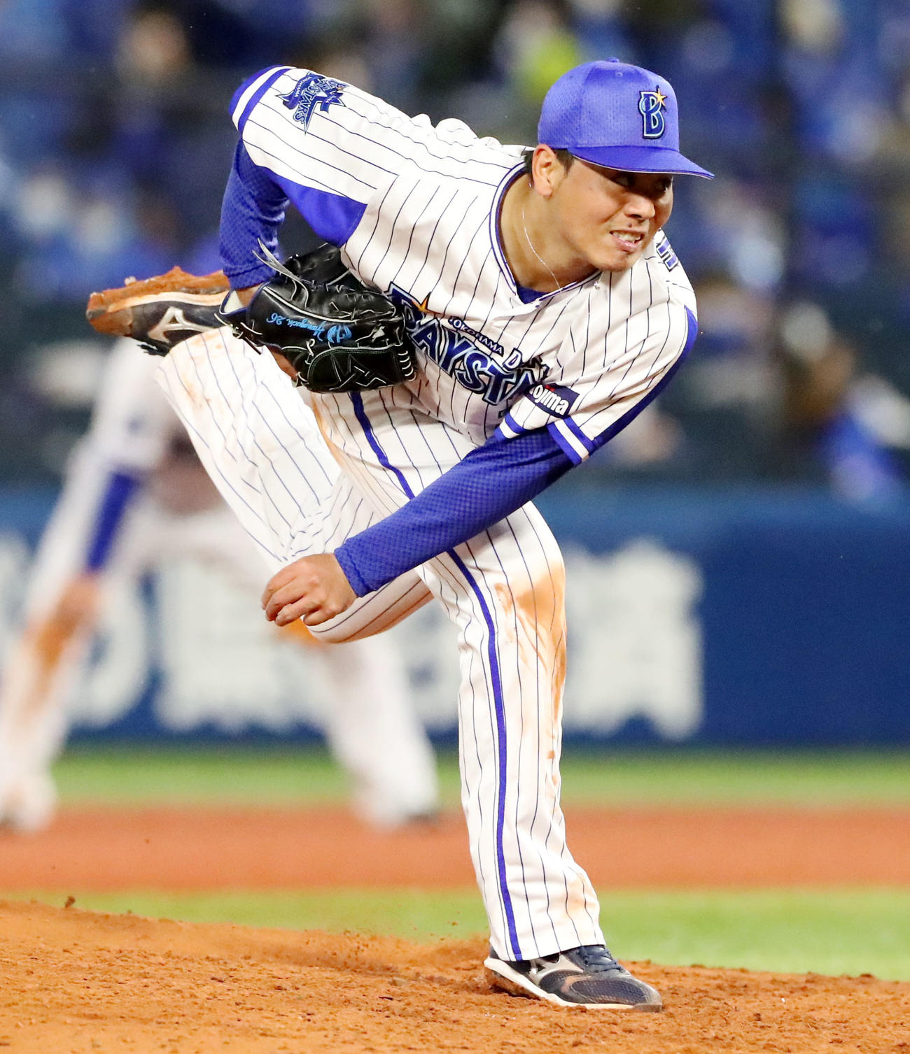 DeNA浜口遥大（2021年4月9日撮影）