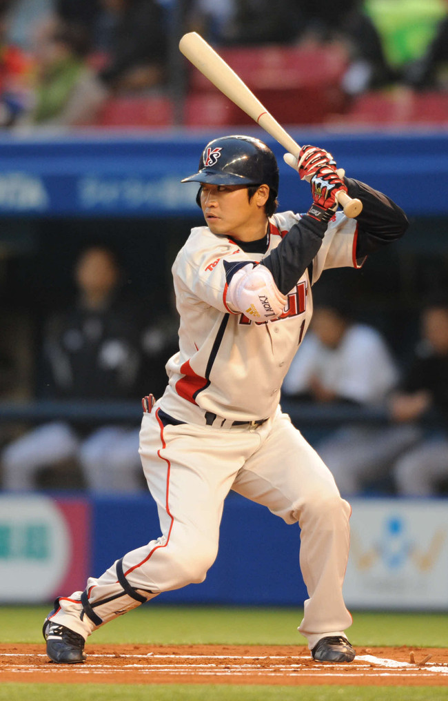 ヤクルト青木（11年6月1日撮影）