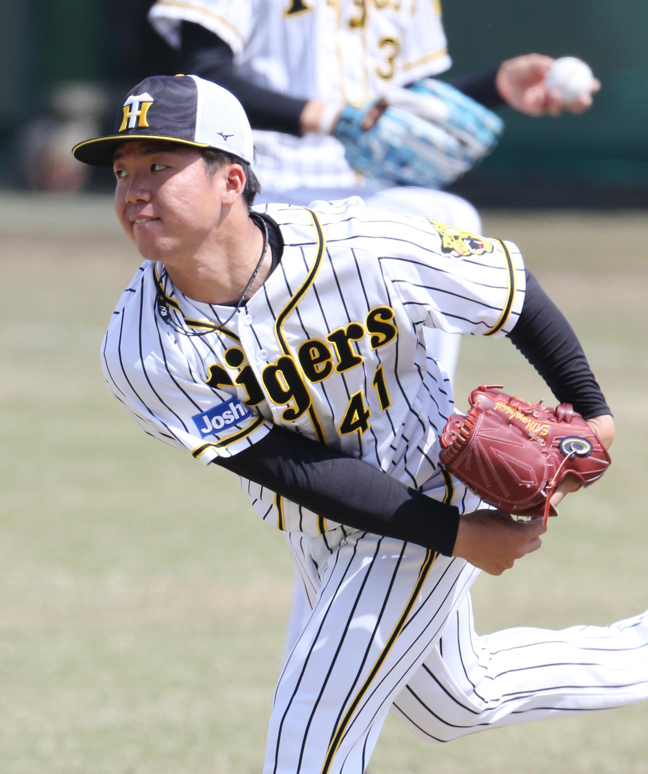 阪神村上頌樹（2021年4月2日撮影）