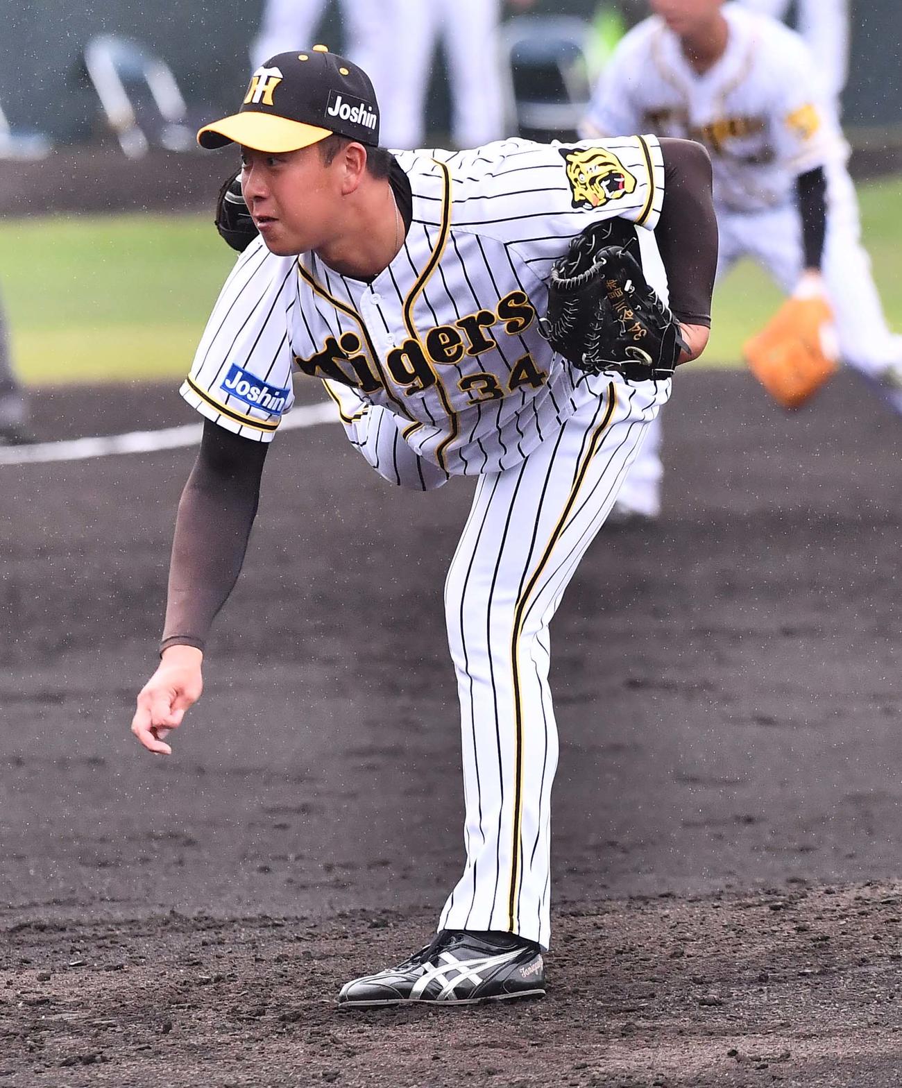 阪神谷川昌希（2021年2月12日撮影）