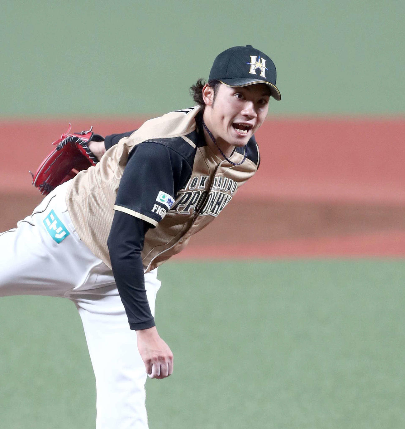 日本ハム伊藤大海（2021年4月14日撮影）