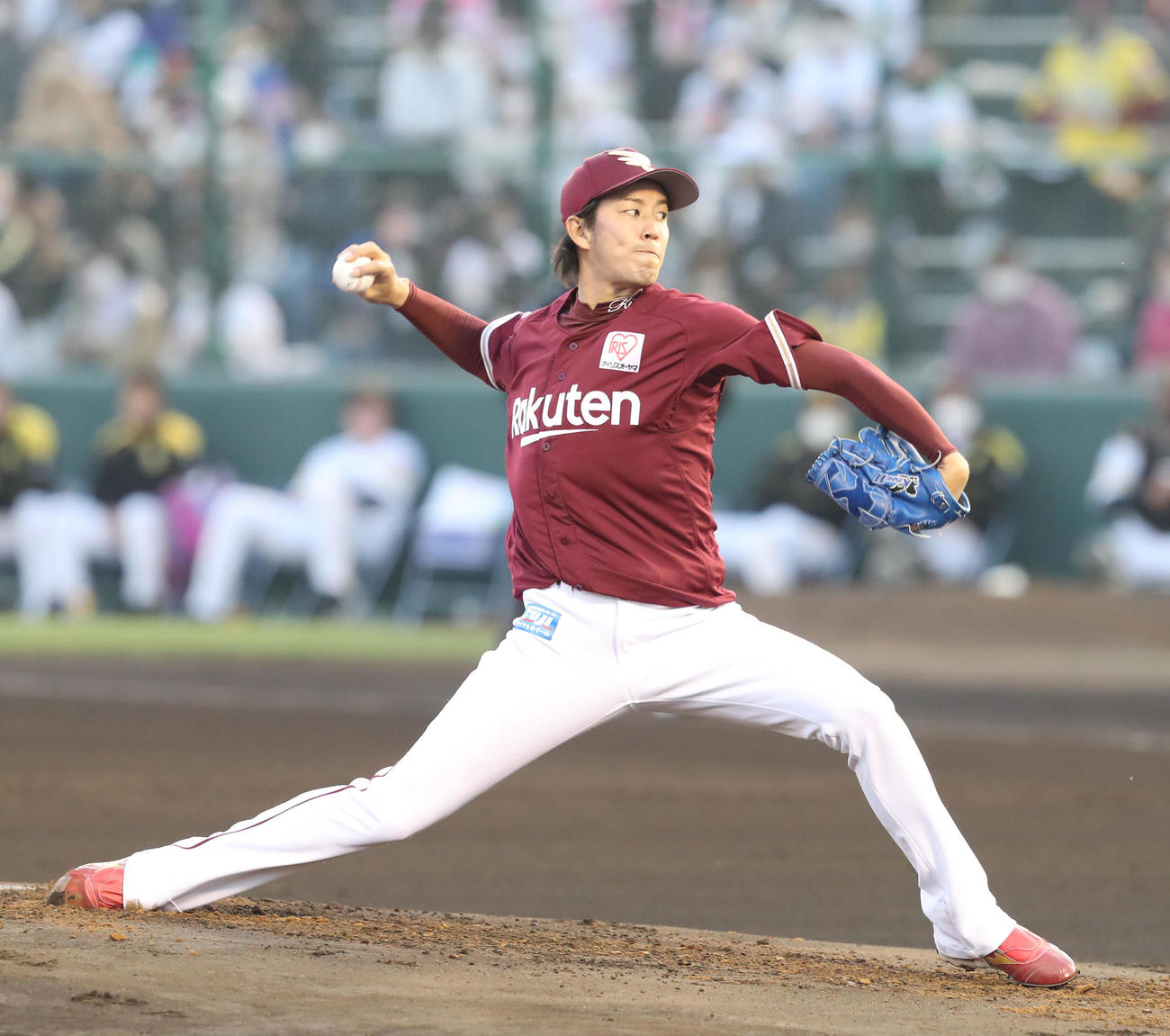 ソフトバンク対楽天　楽天先発・岸孝之（撮影・梅根麻紀）