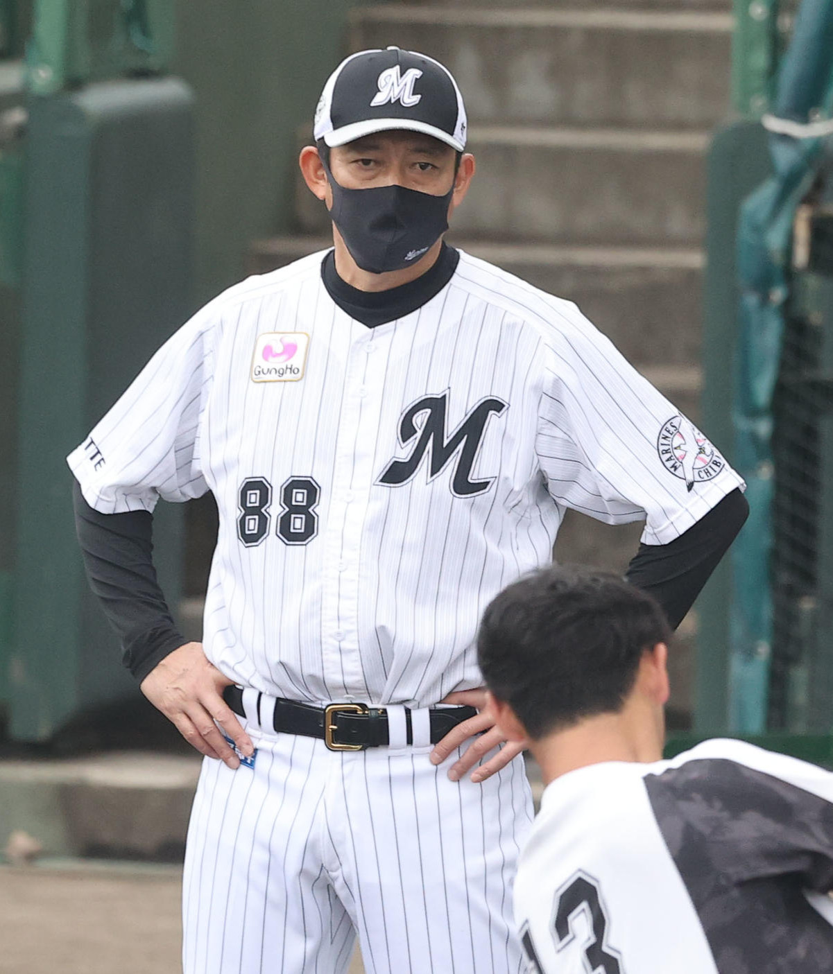 ロッテの鳥越2軍監督＝2021年2月2日