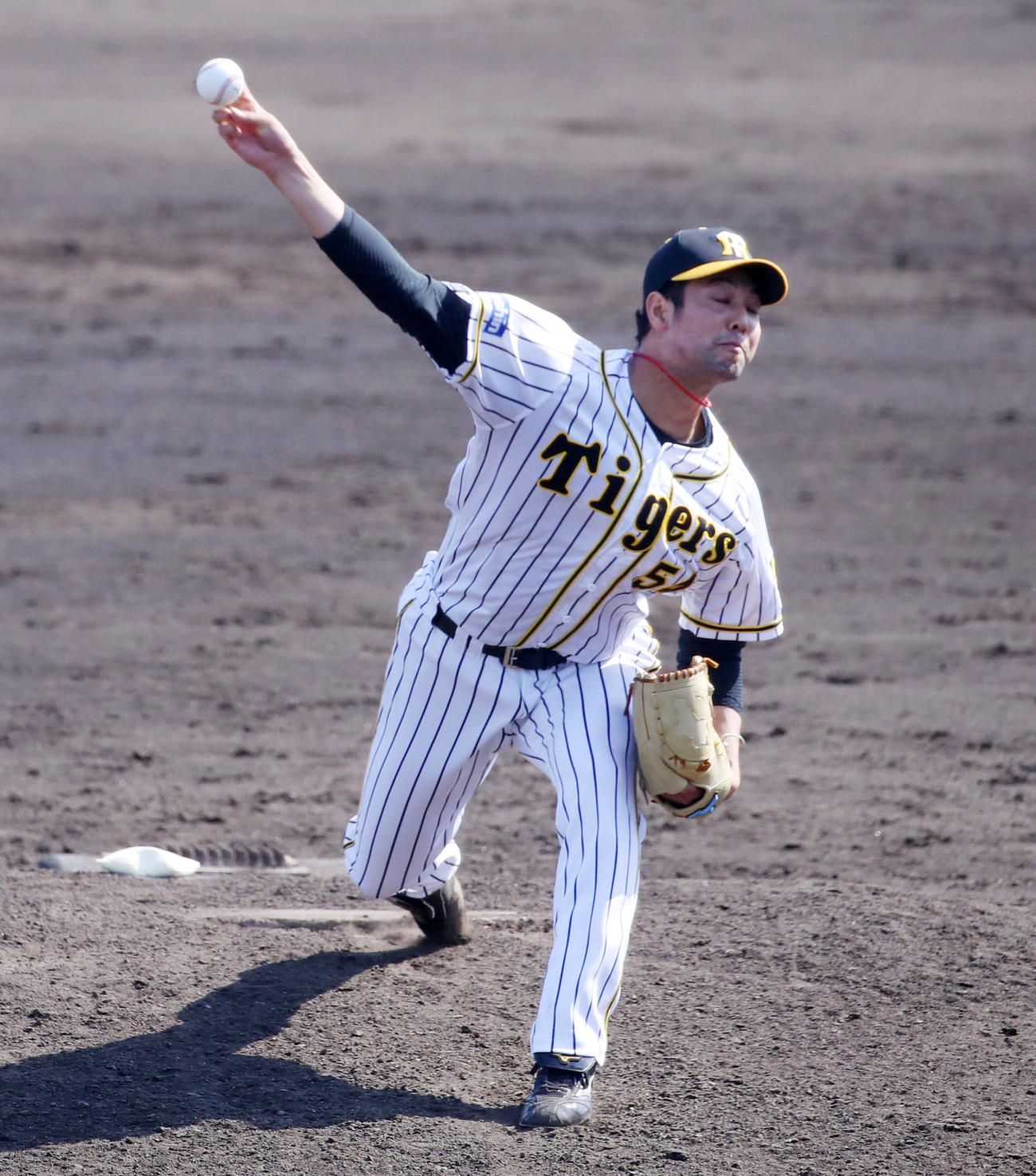阪神対ソフトバンク　9回表、阪神4番手で登板した加治屋（代表撮影）