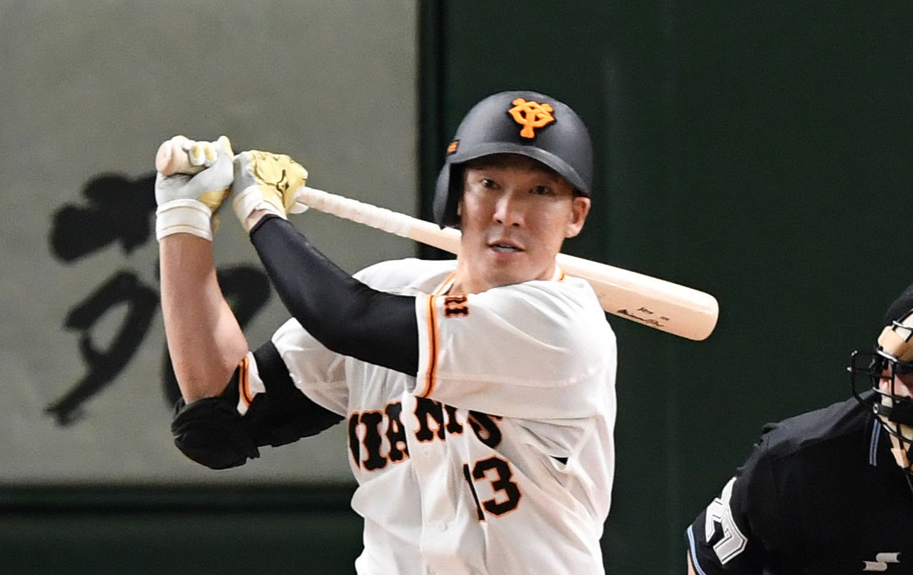 巨人梶谷（2021年4月3日撮影）