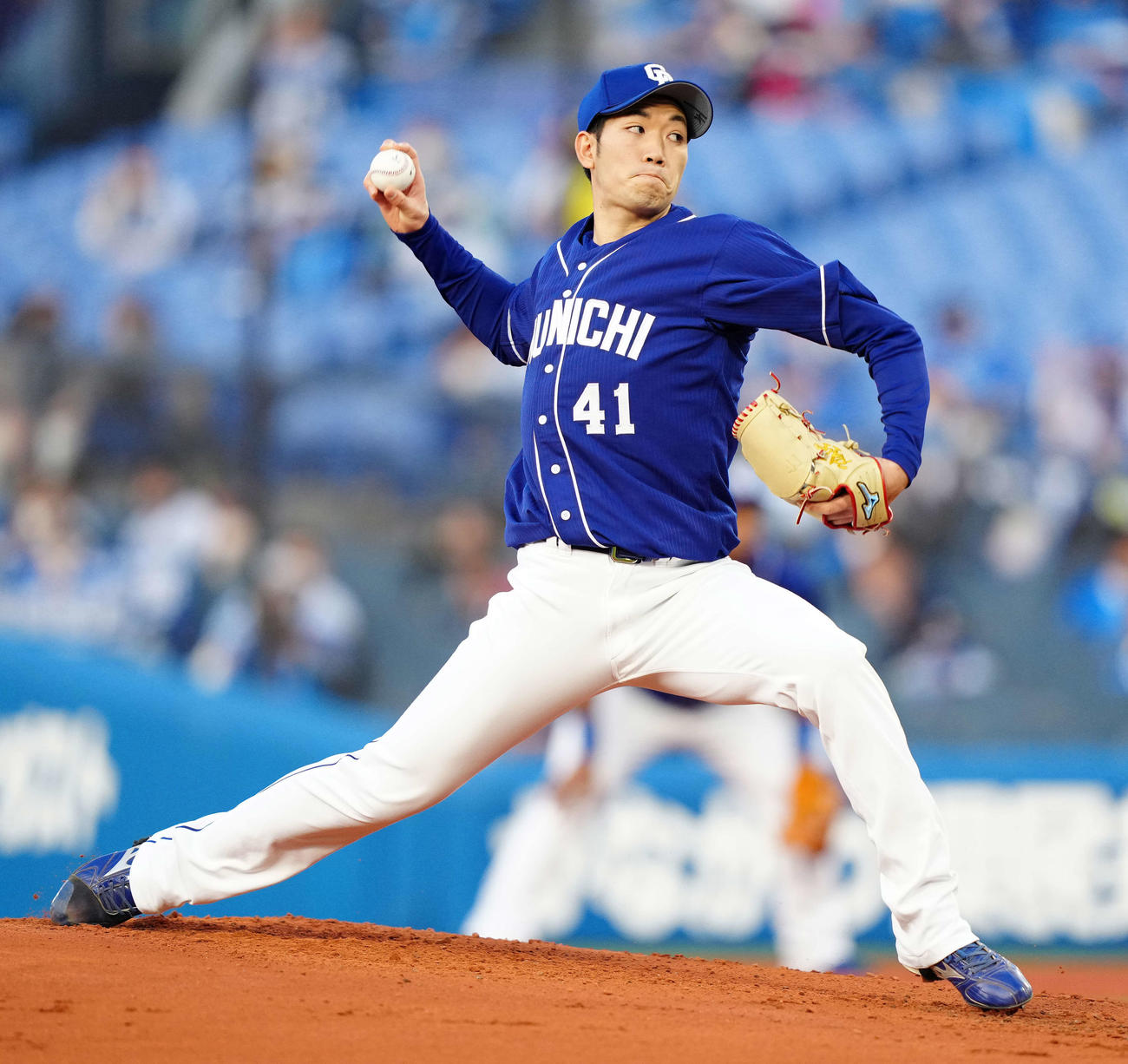 DeNA対中日　中日先発の勝野（撮影・江口和貴）