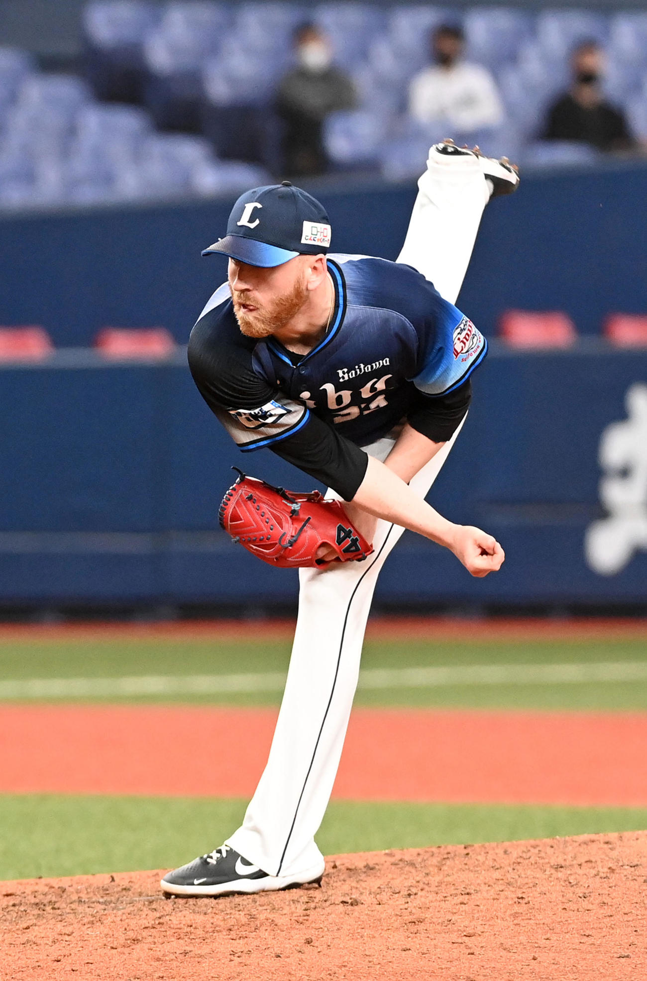 オリックス対西武　西武5番手のギャレット（撮影・前岡正明）