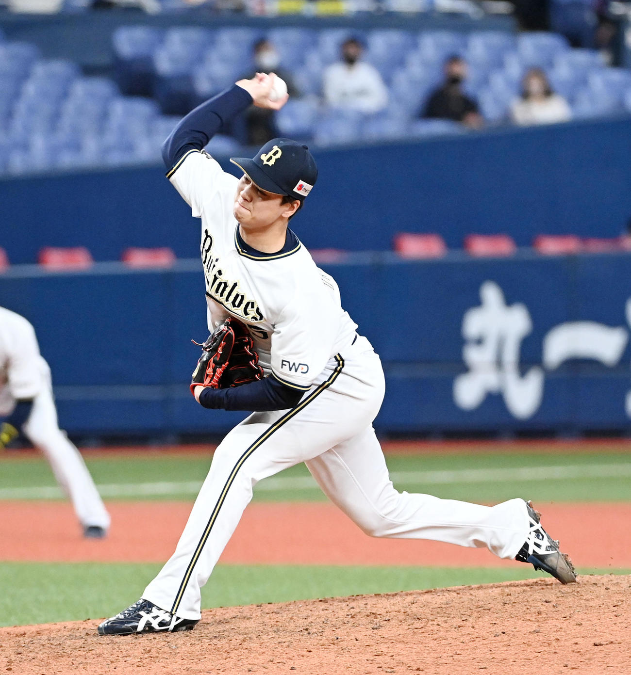 オリックス対西武　プロ初勝利の漆原（撮影・前岡正明）
