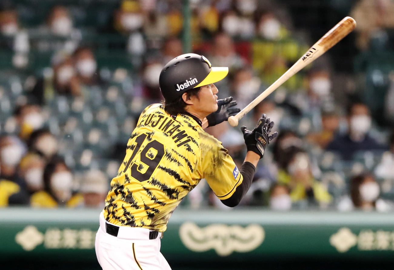 藤浪晋太郎（2021年4月16日撮影）