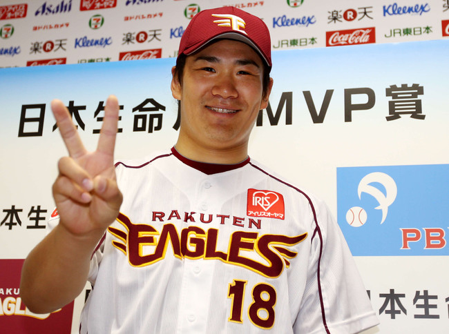 2010年6月　月間MVPに輝いた楽天田中