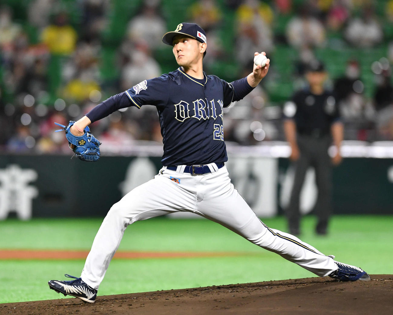 オリックス田嶋大樹（2021年4月13日撮影）