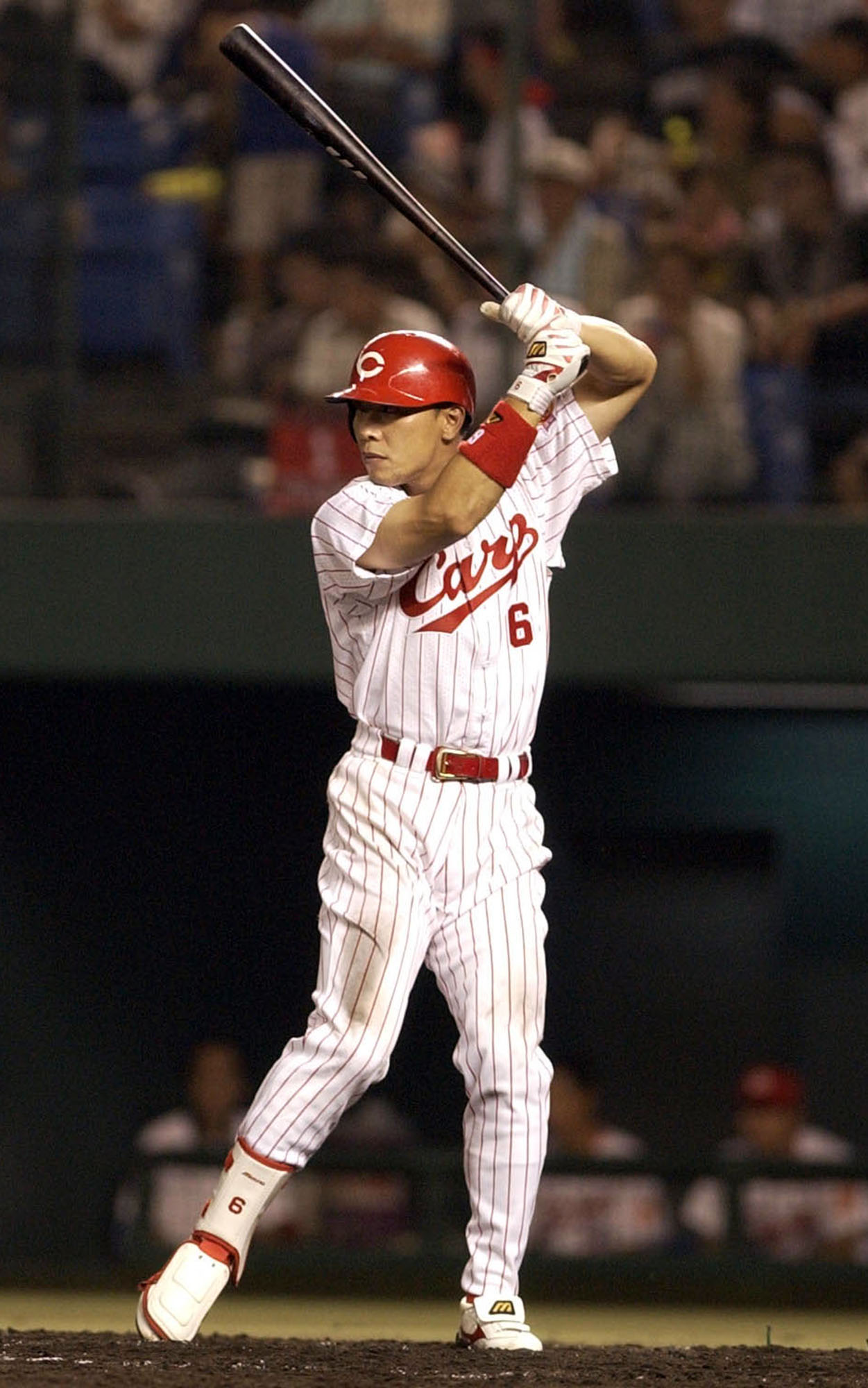 広島カープ時代の浅井樹（2002年）