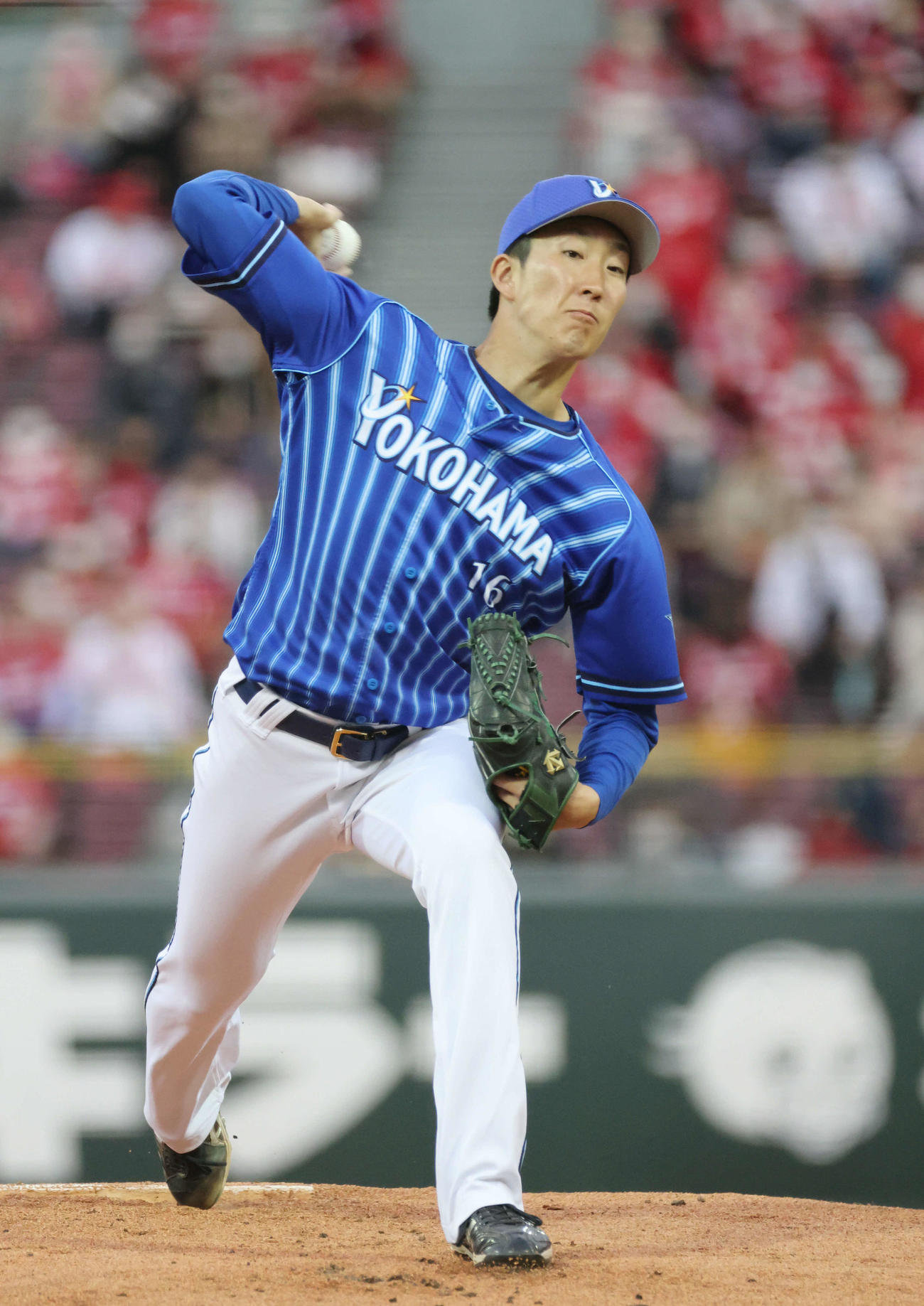 広島対DeNA DeNA先発の大貫（撮影・加藤孝規）