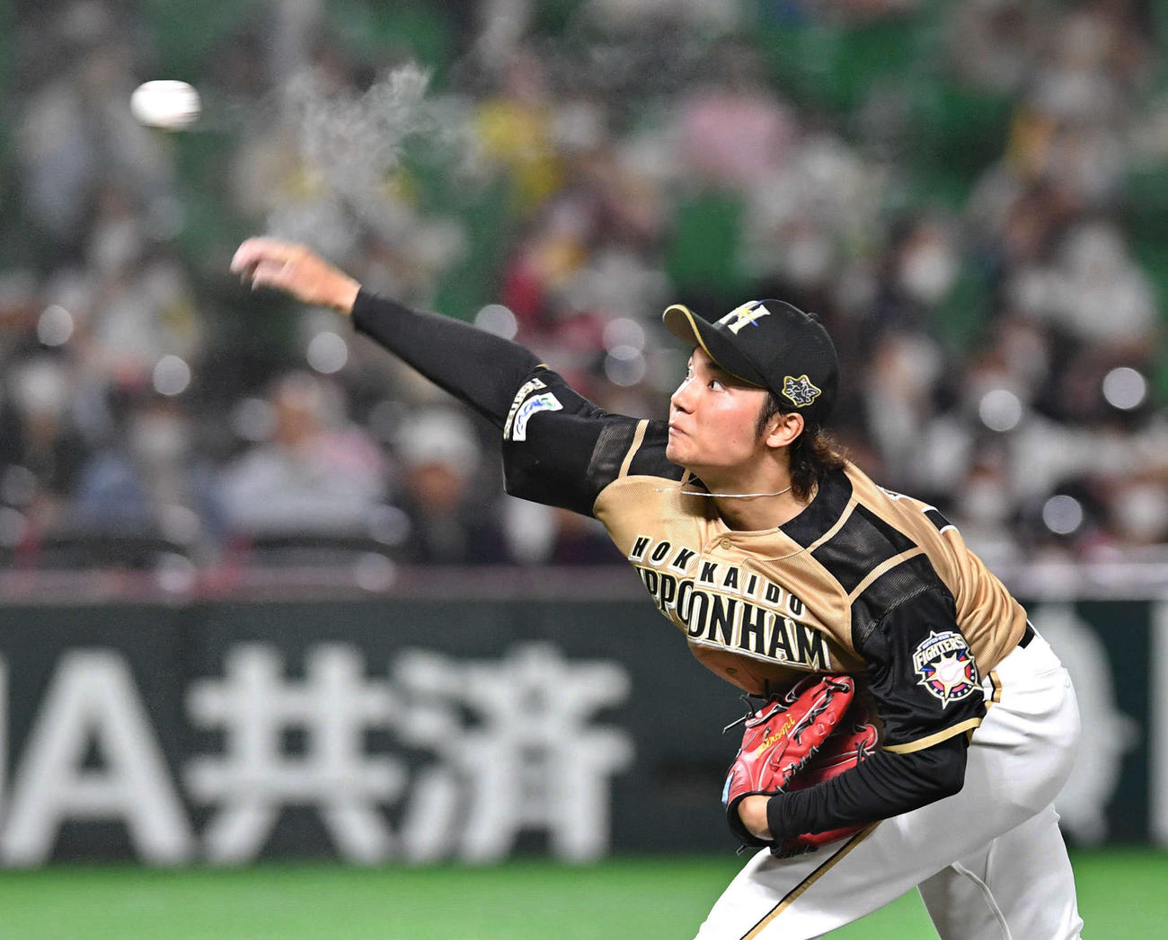 ソフトバンク対日本ハム　日本ハム先発の伊藤（撮影・岩下翔太）