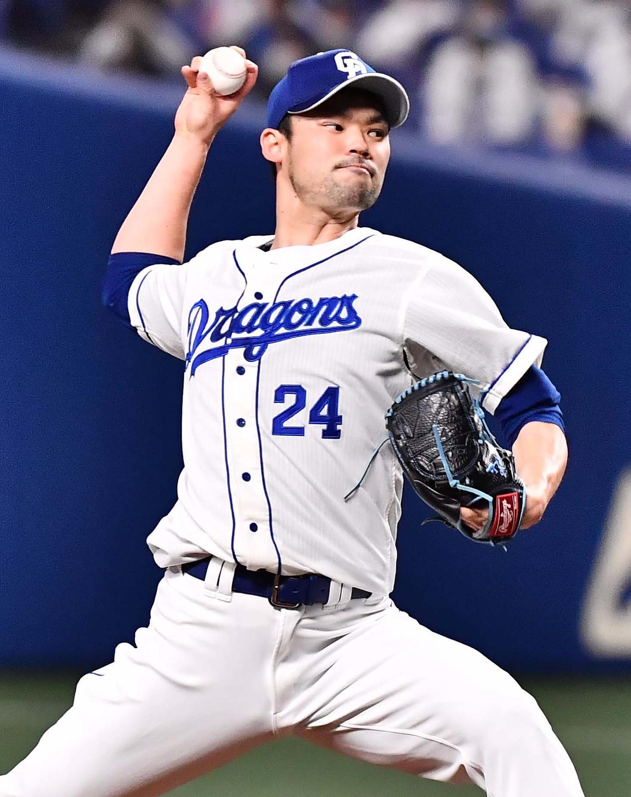 中日対阪神　阪神先発福谷（撮影・上田博志）