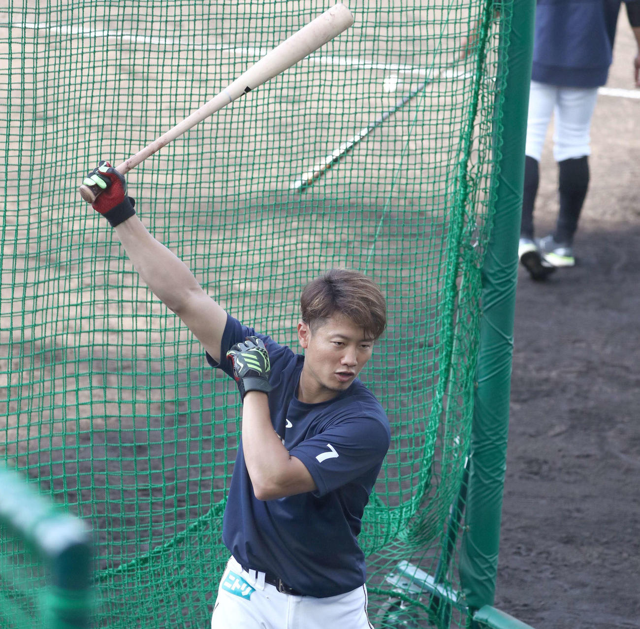 日本ハム西川遥輝（2021年3月1日撮影）