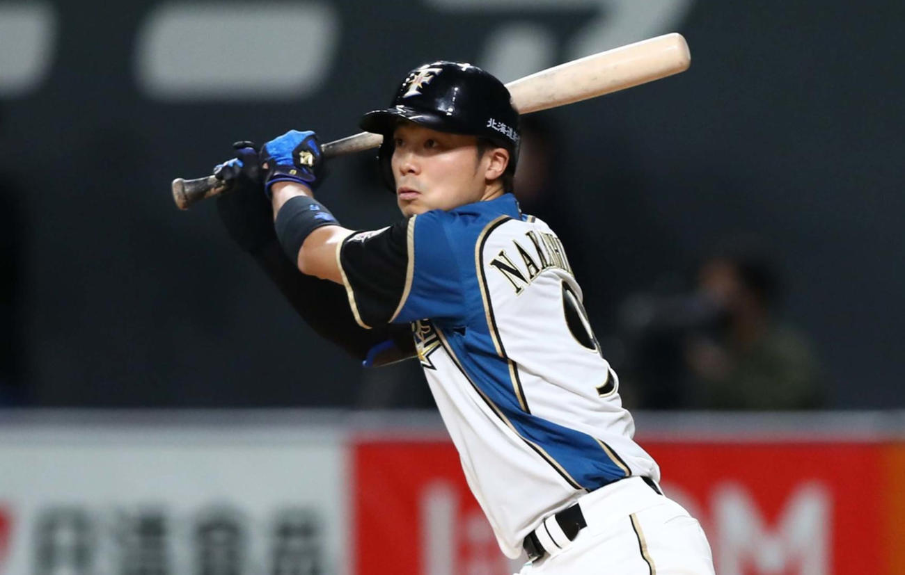 日本ハム中島卓也（2020年10月22日撮影）