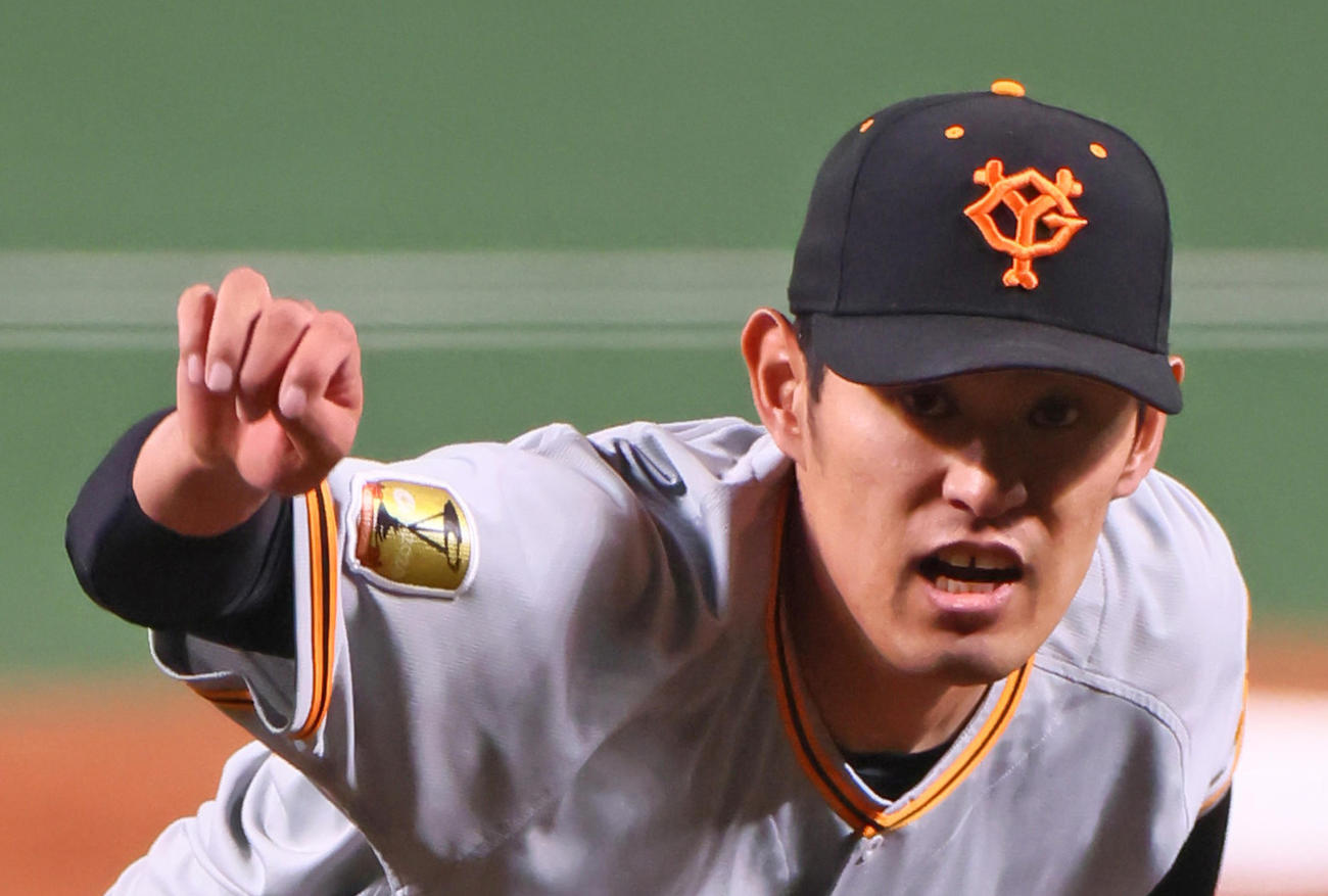巨人井納翔一（2021年3月31日撮影）