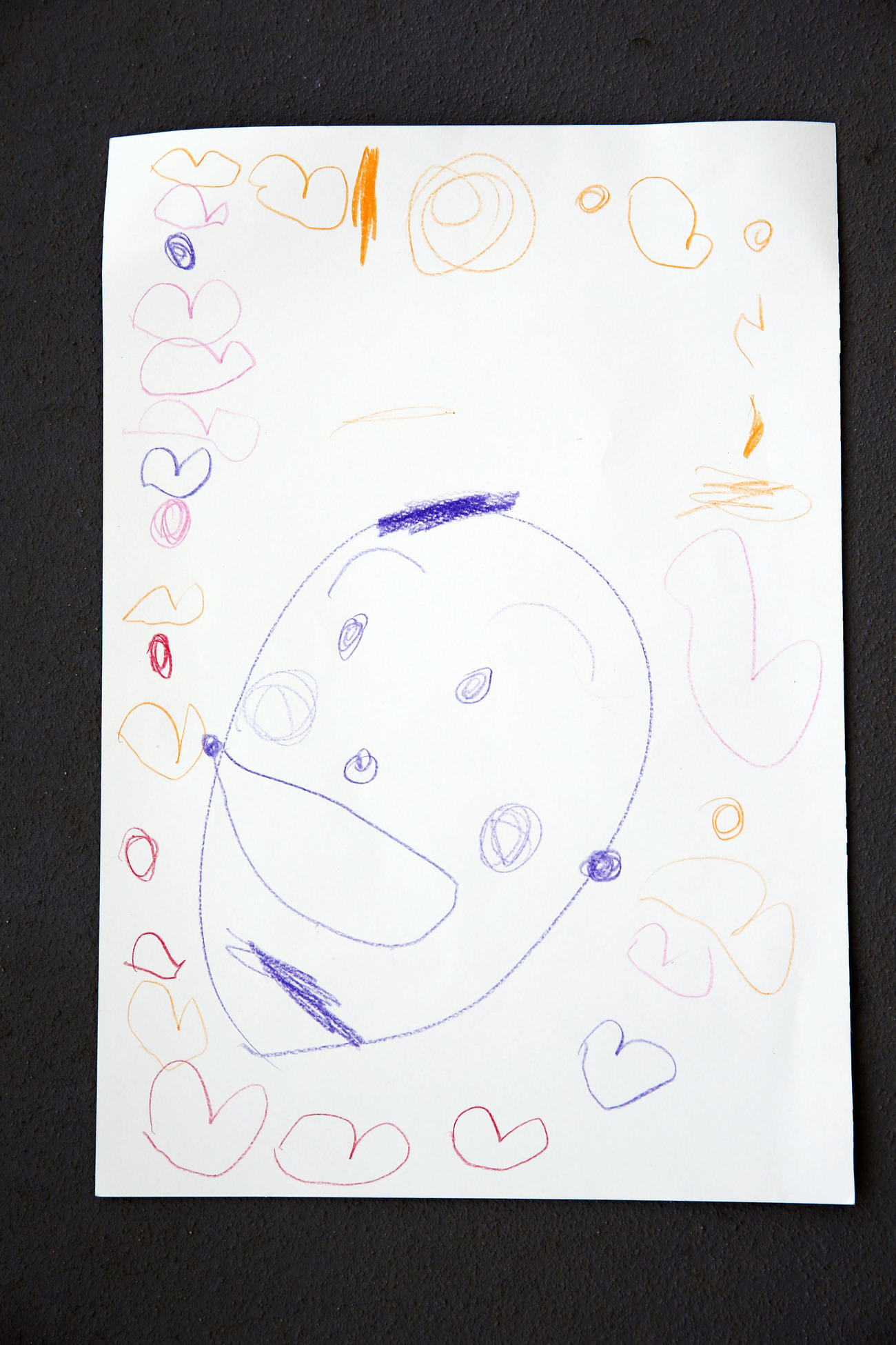 阪神岩貞の長女が描いた父の似顔絵