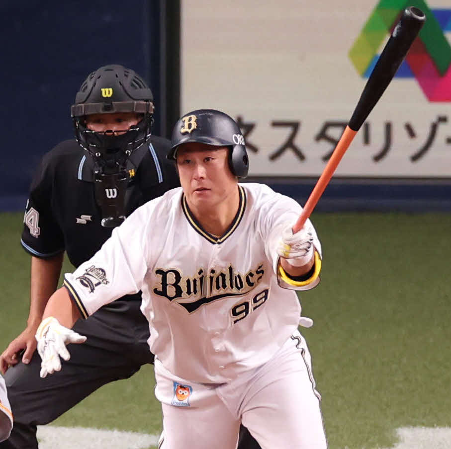 オリックス杉本裕太郎（2021年3月13日撮影）