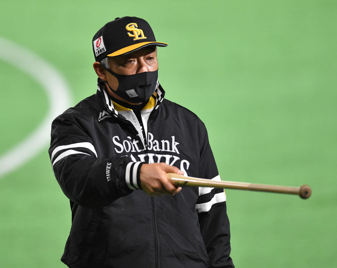 森山コーチ（2021年3月22日撮影）
