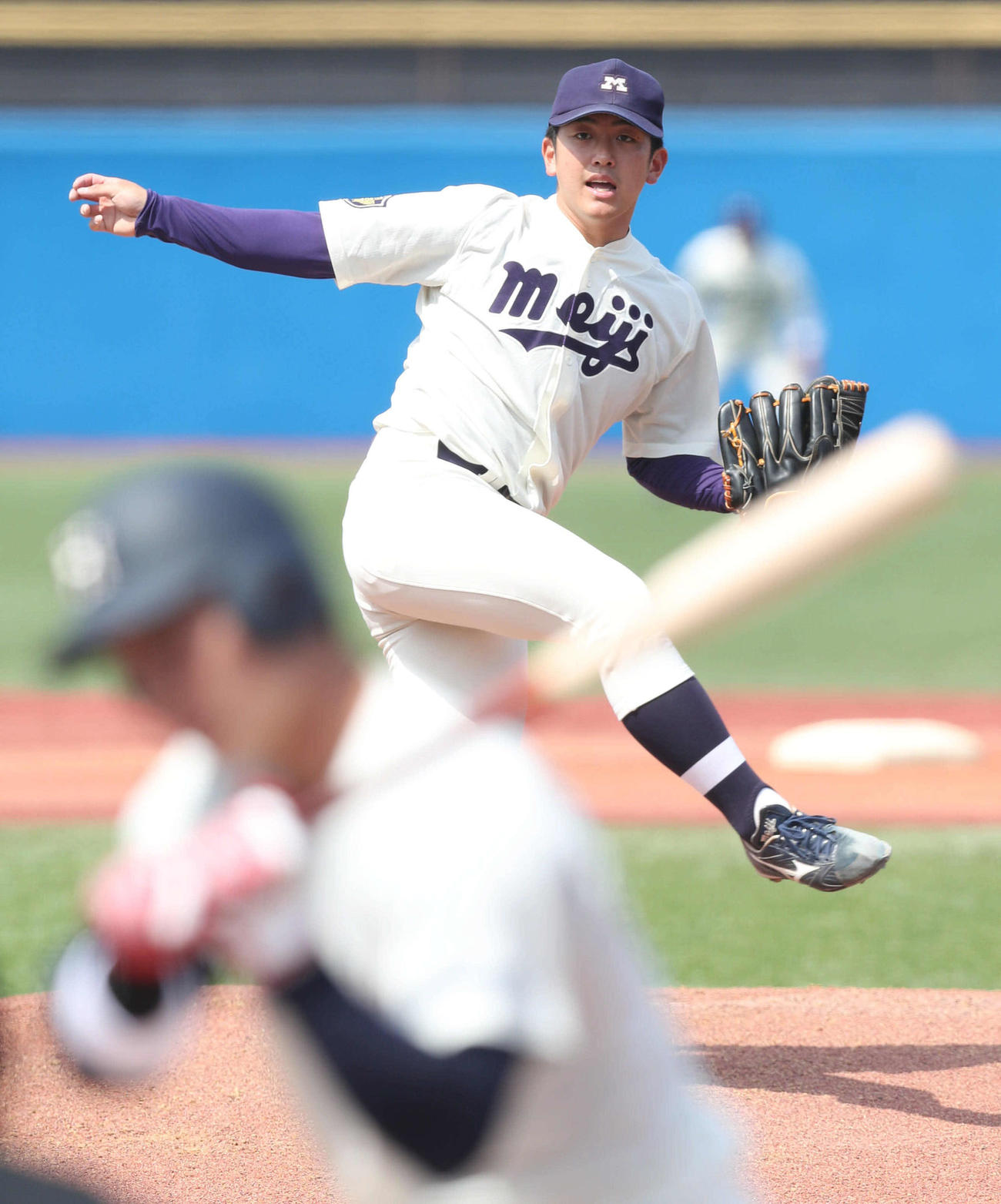 法大対明大　明大先発の高橋