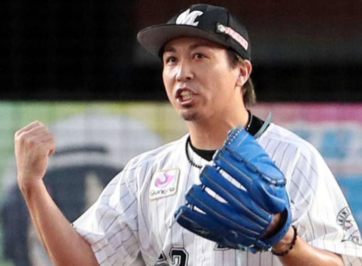 ロッテ益田直也（2020年11月8日撮影）