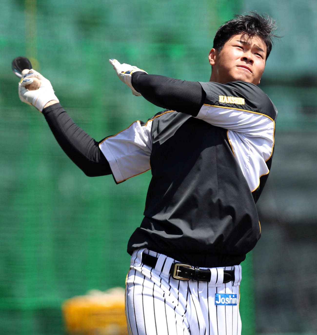 佐藤輝明（2021年4月25日撮影）
