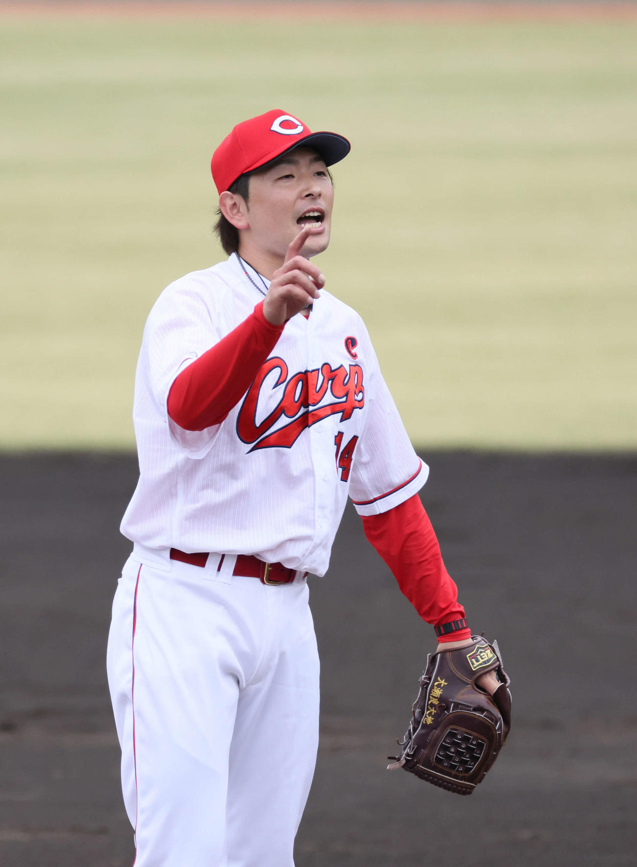ウエスタン・リーグ広島対中日　先発した広島大瀬良（撮影・加藤孝規）