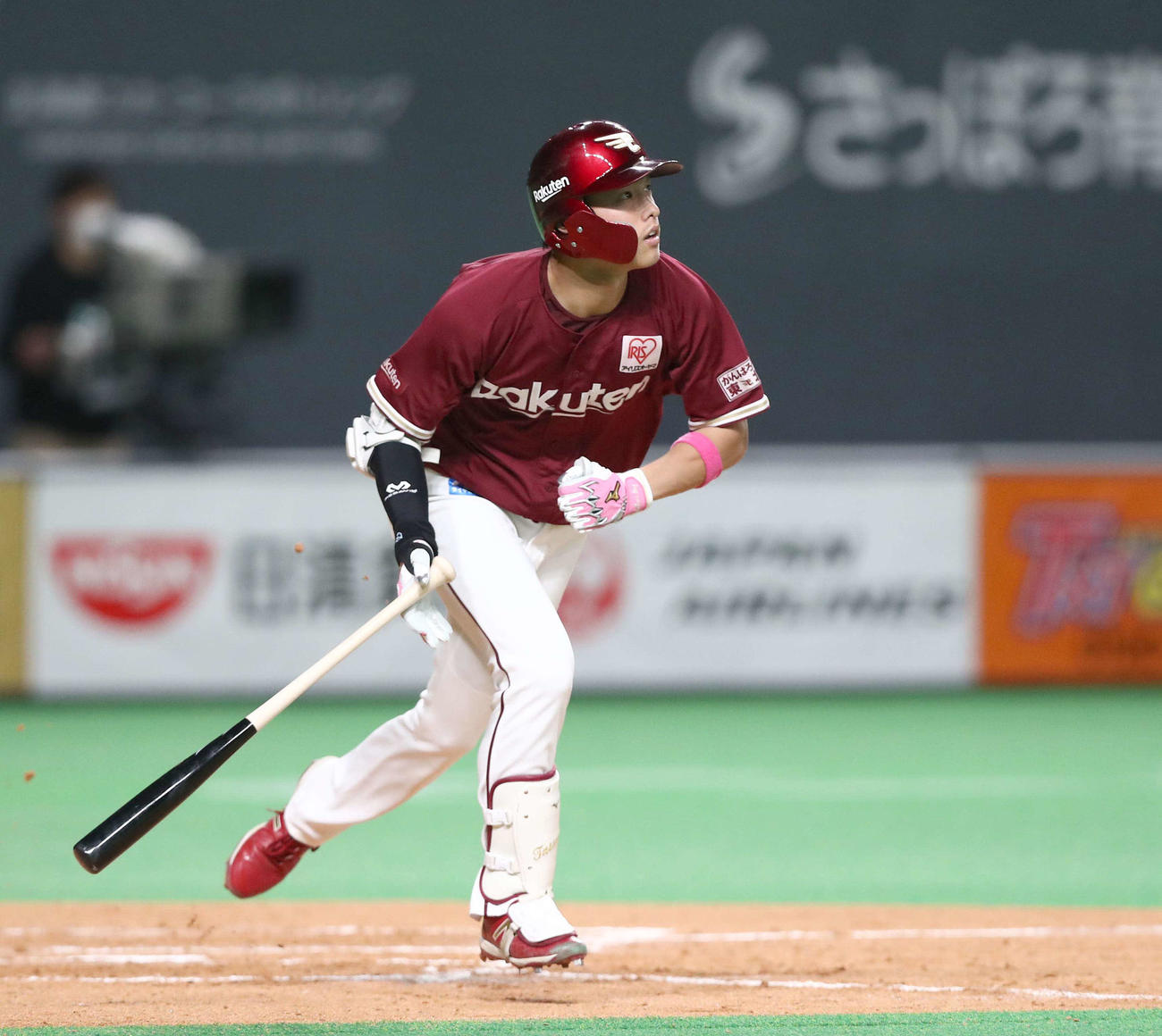 楽天辰己涼介（2021年5月9日撮影）
