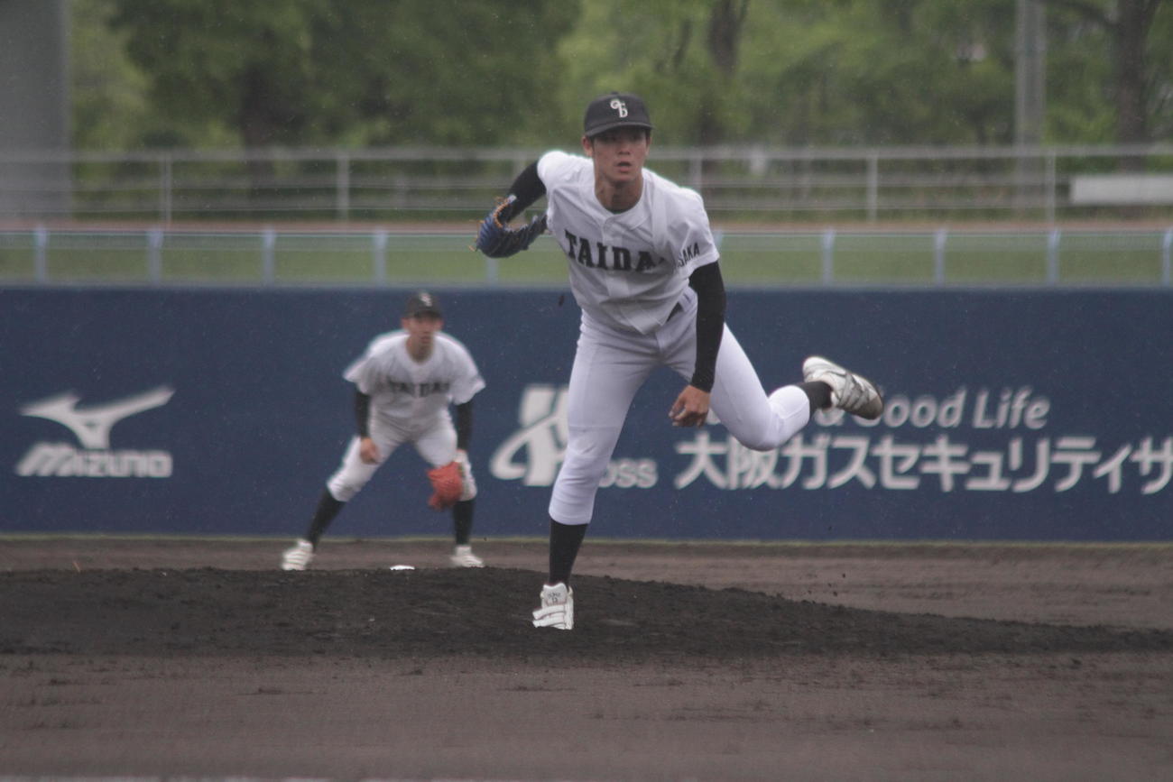 大体大の杉本壮志投手が9回3失点完投で勝利に貢献した