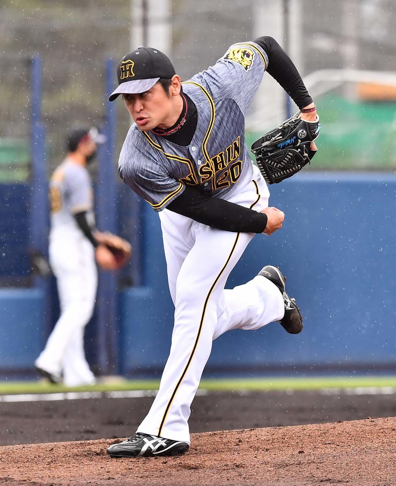 2軍オリックス戦で先発する中田（撮影・上田博志）