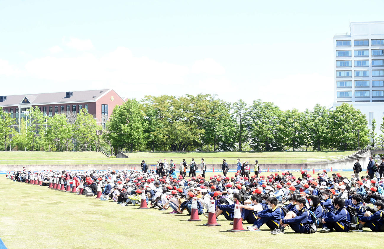 「楽天イーグルス　弟子入り体験・職場体験」に参加した約600人の小中学生