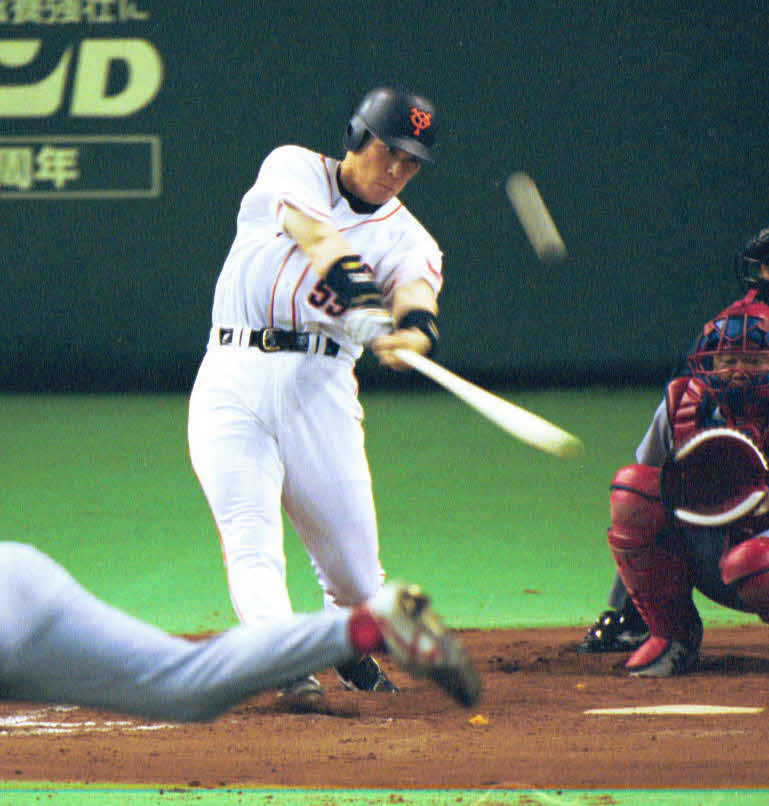 松井秀喜（2001年撮影）