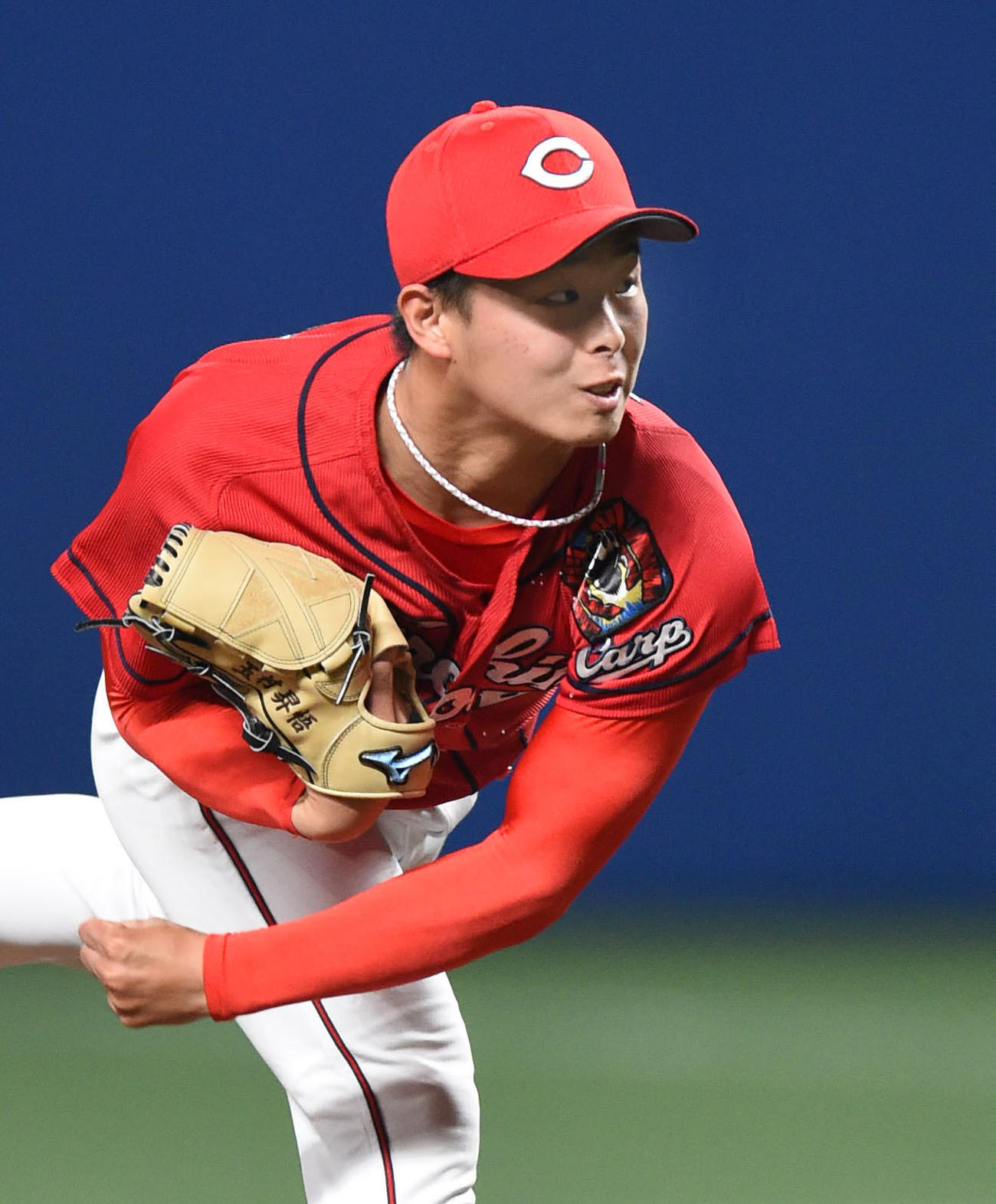 広島玉村昇悟（2021年5月9日撮影）