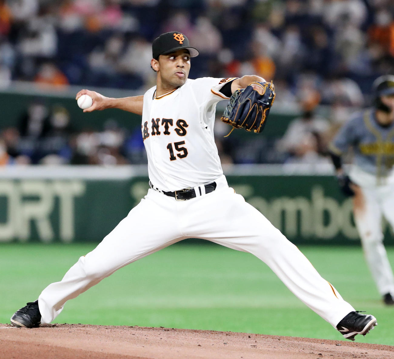 巨人対阪神　阪神戦に先発するアンヘル・サンチェス（撮影・加藤哉）