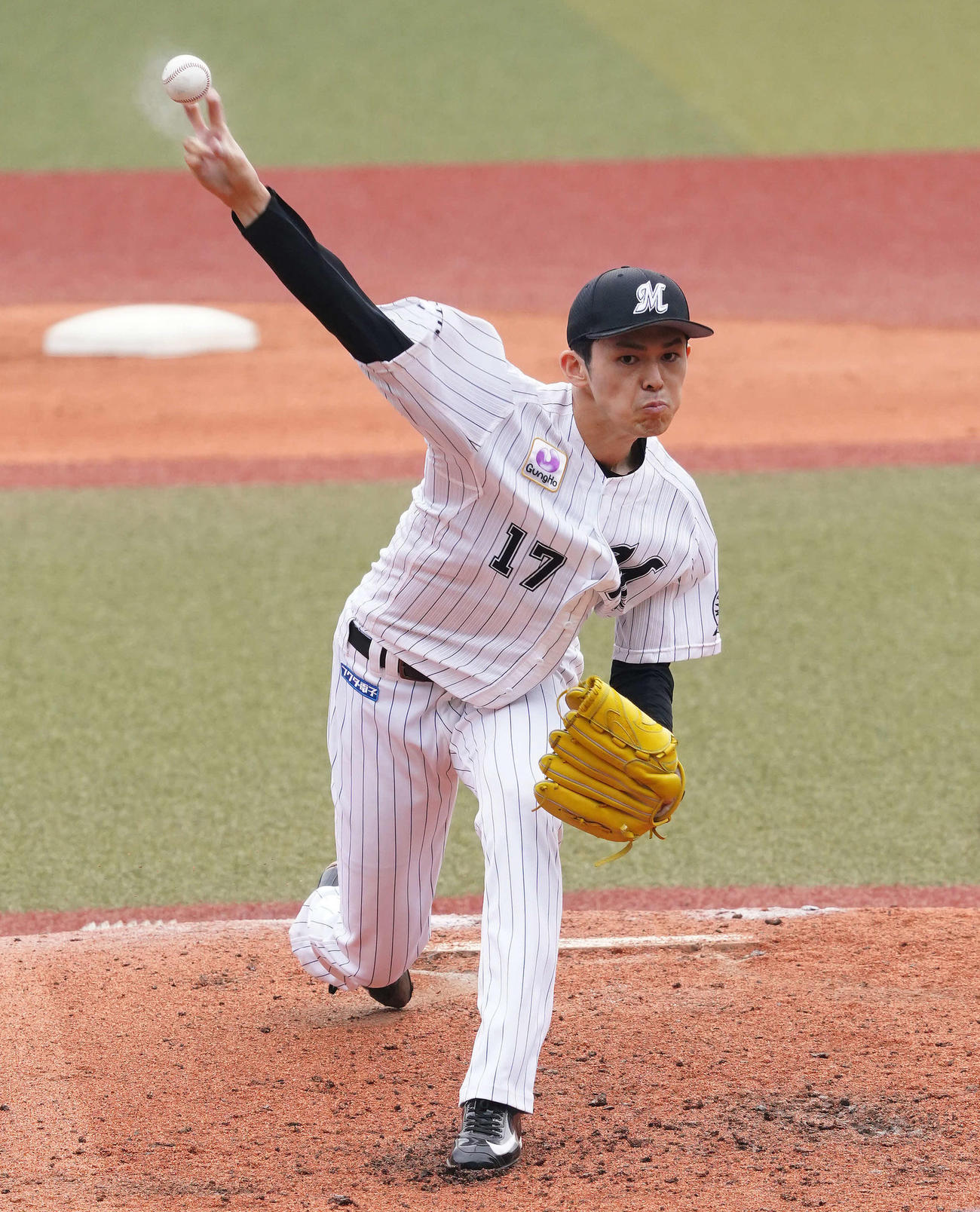 ロッテ佐々木朗希（2021年3月12日撮影）