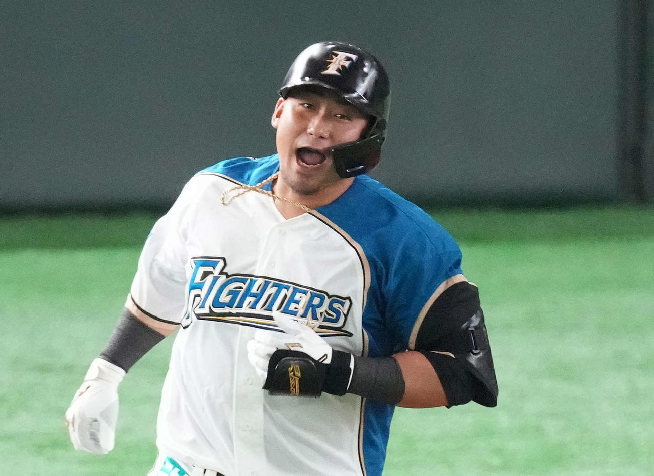 日本ハム中田翔（2021年4月17日撮影）