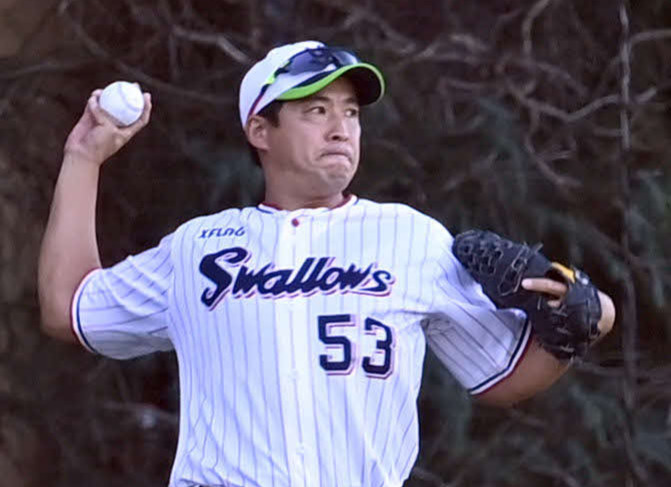 元ヤクルト五十嵐亮太（2020年10月25日撮影）