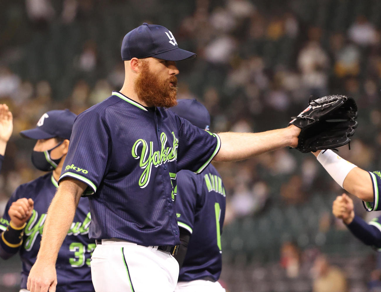 阪神対ヤクルト　3回も無失点に抑えるサイスニード（撮影・清水貴仁）