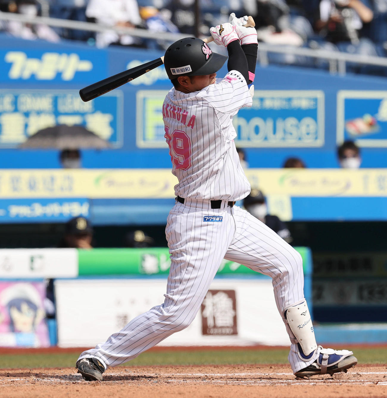ロッテ柿沼友哉（2021年5月9日撮影）