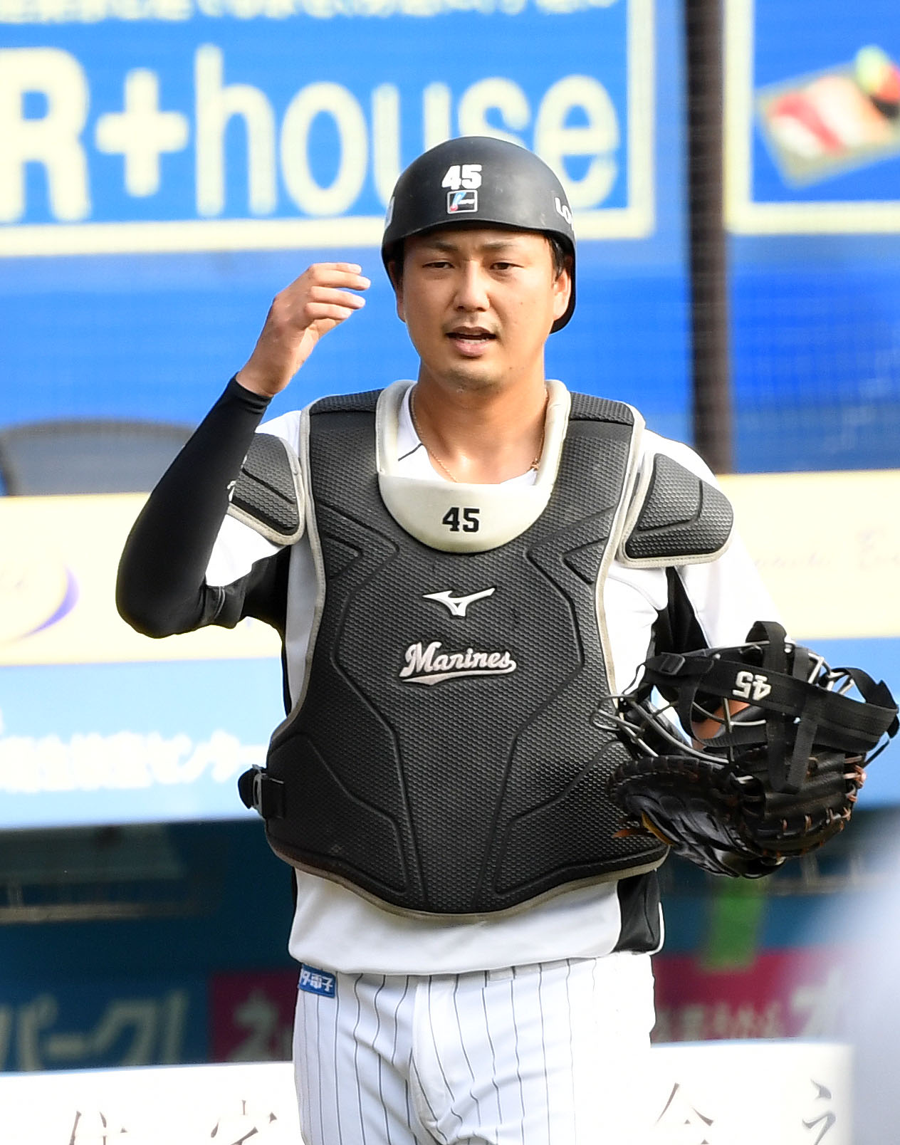 ロッテ宗接唯人（2020年10月6日撮影）